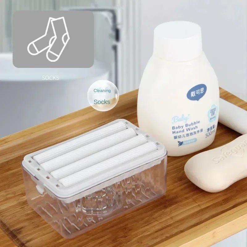 Boîte à savon blanche avec égouttoir pour salle de bain ou cuisine