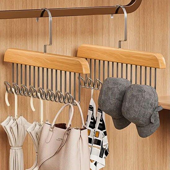 2 Cintres | Hangers™ marron clair - LE SHOP DU RANGEMENT 
